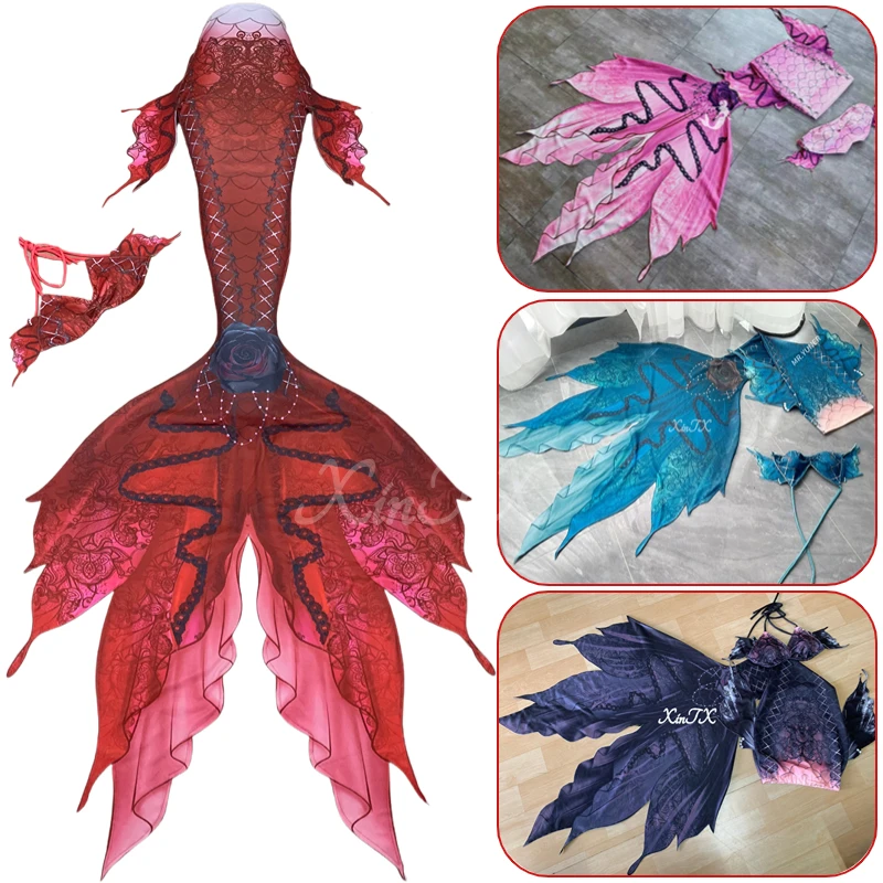 Marine Aquarium - Mermaid Tail Dark Gothic Style Adult
