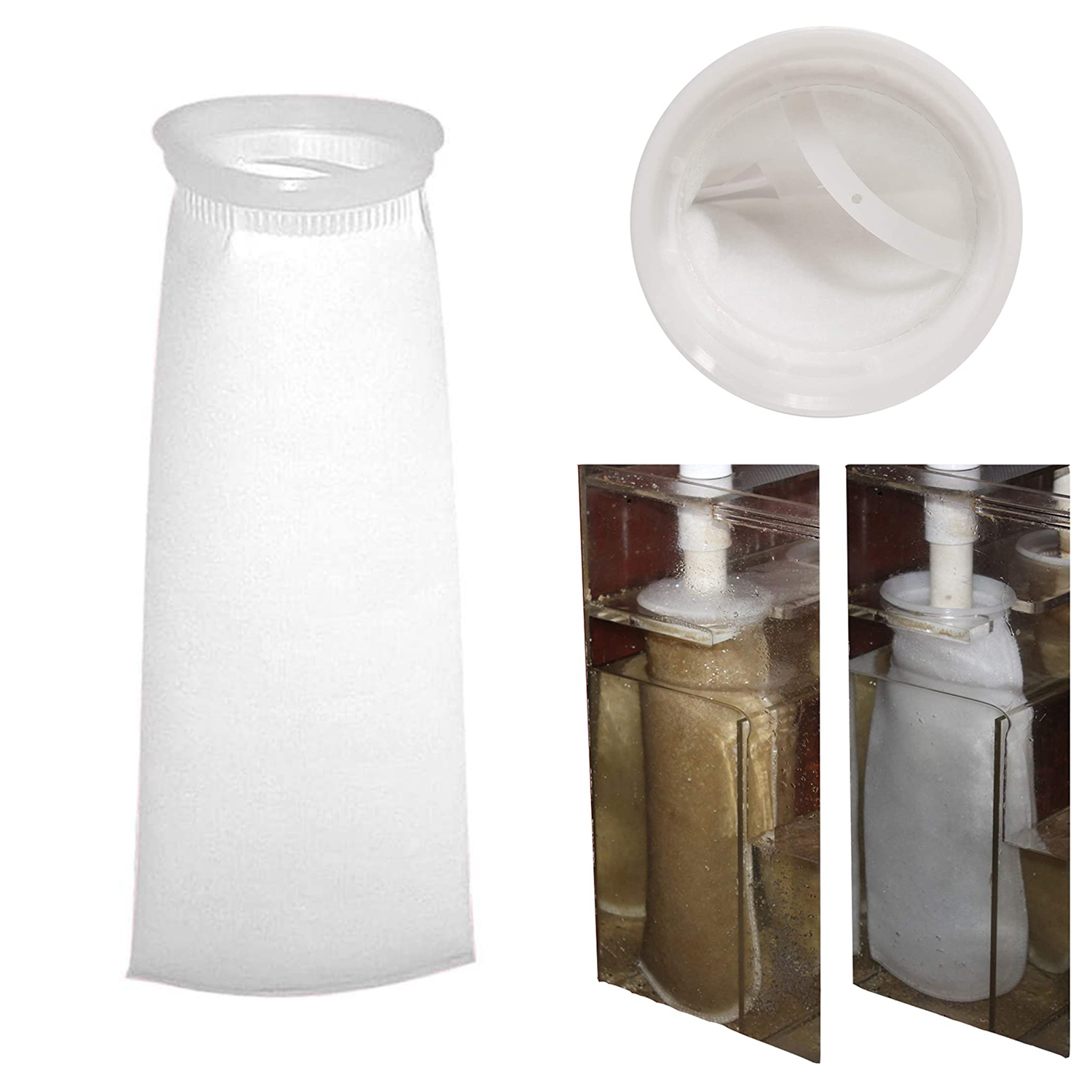 Reef Tank Filter - Aquarium Filter Socks Bags Fish Tank