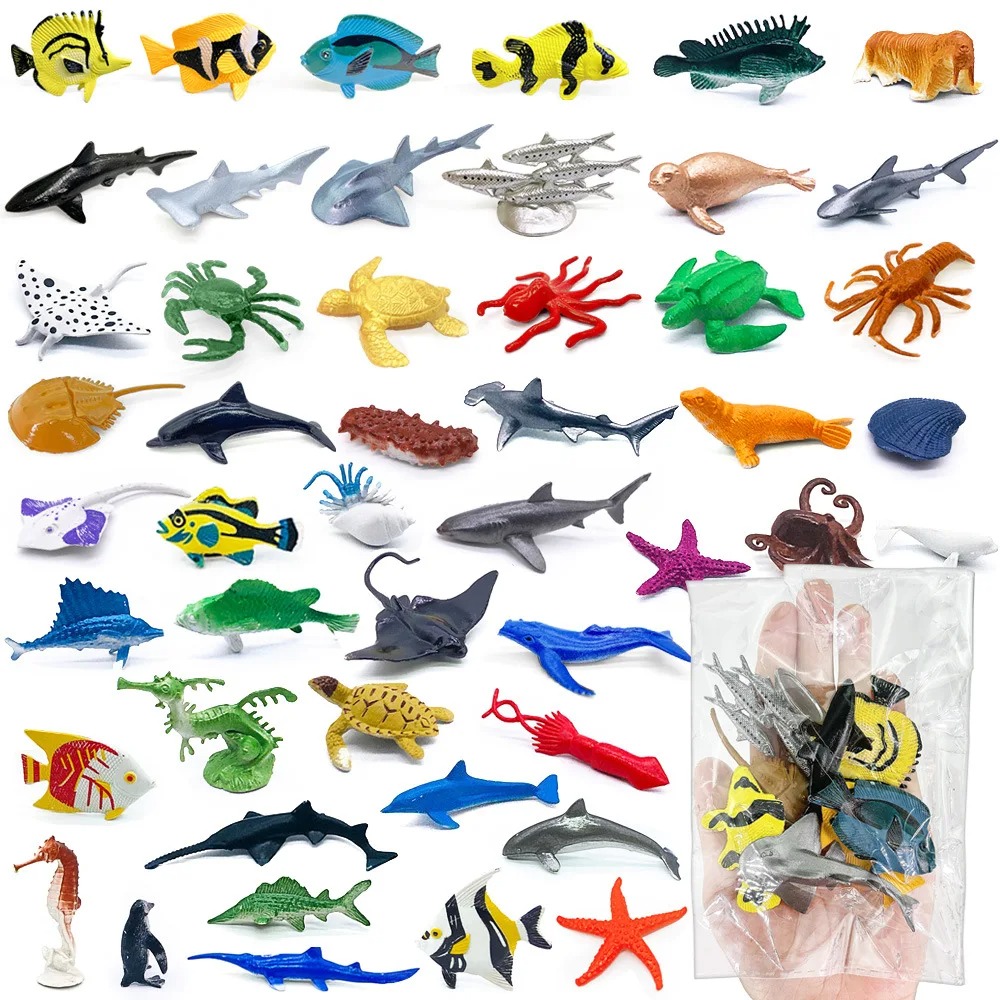 Marine Coral - 56-Piece Underwater World Model Set -
