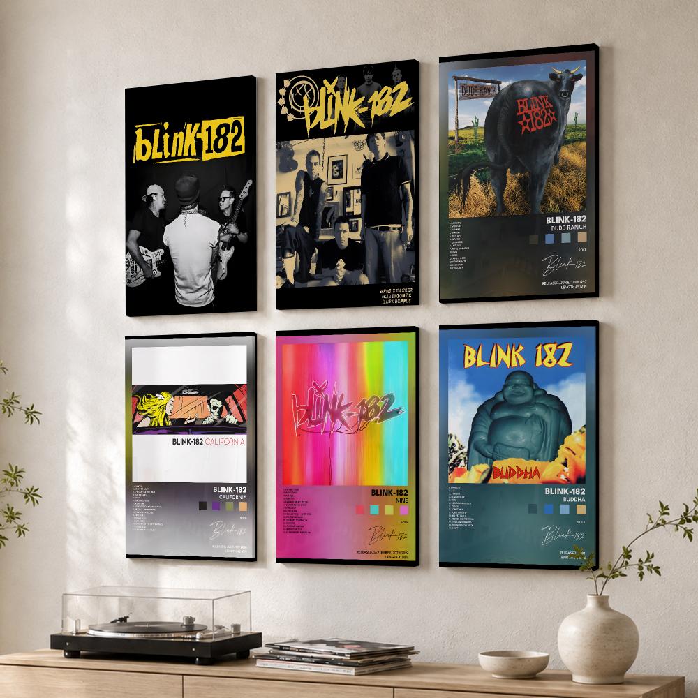 Live Rock - Rock Band B-Blink 182 Framed Wall