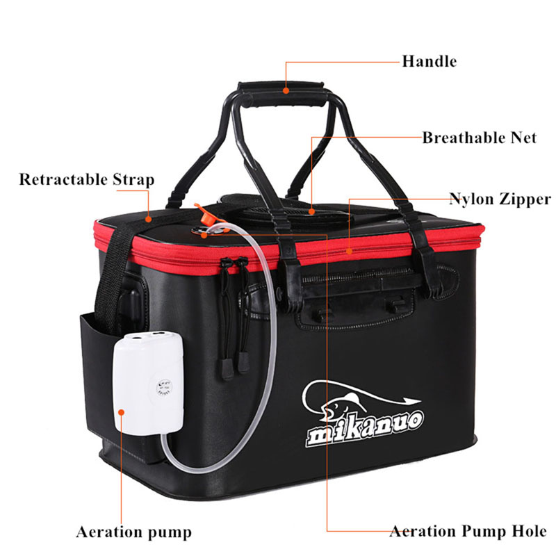 Fishing Bucket Folding Thicken - Marine Fish Tank ulasan dan harga