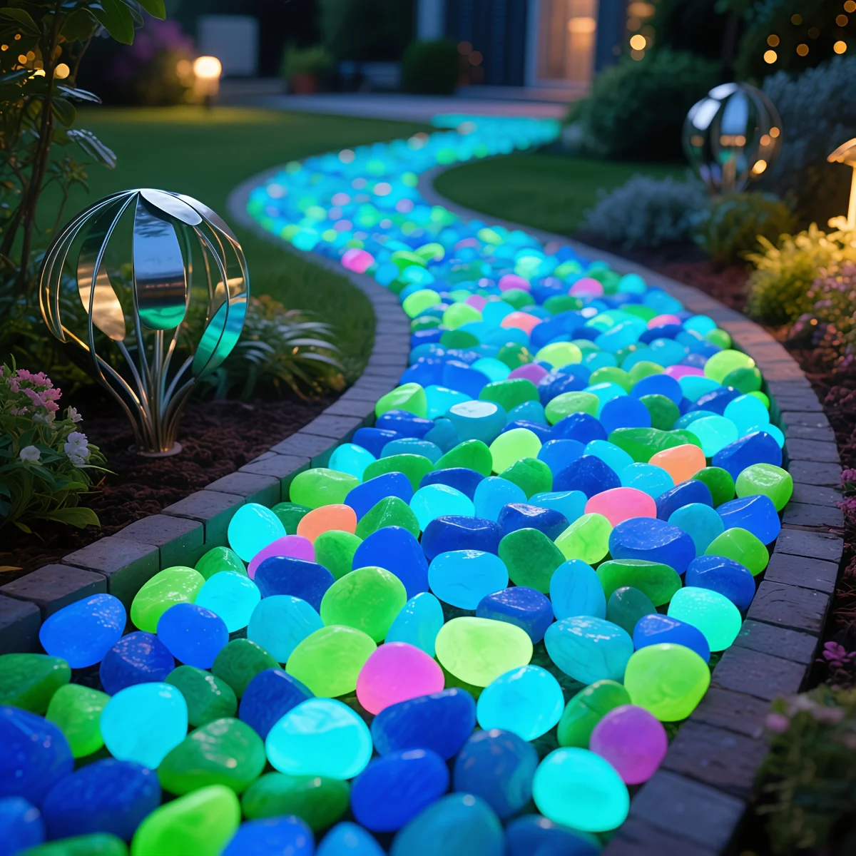 1CM 100pcs Color Goose Stone L - Marine Fish Tank ulasan dan harga