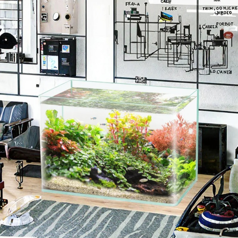 Box Packing Desktop Aquarium U - Saltwater Tank ulasan dan harga
