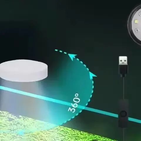 Aquarium Light With Adapter LE - Aquarium Marine Lights ulasan dan harga