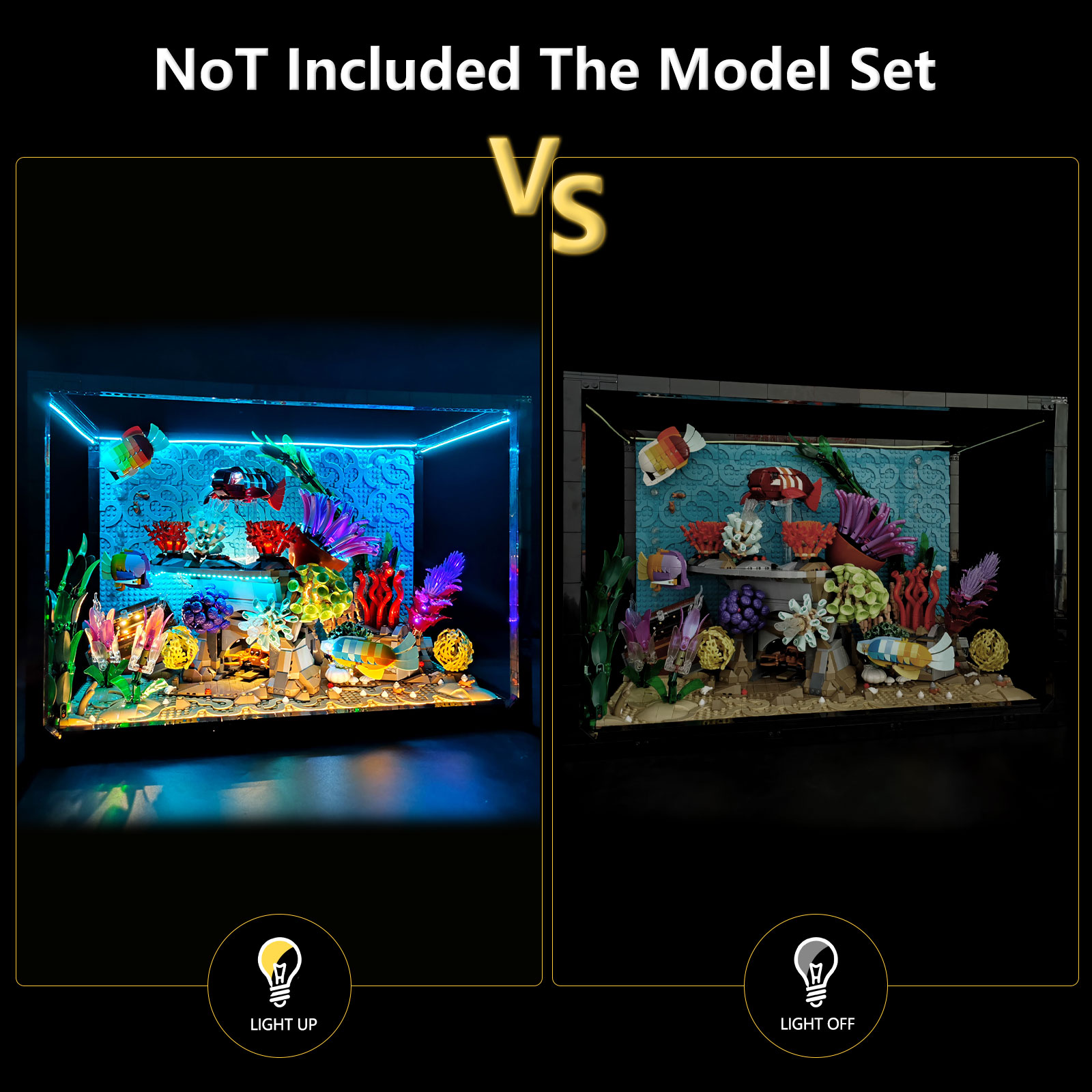 LYBMTWF LED Lighting Kit Compa - Aquarium Marine Lights ulasan dan harga