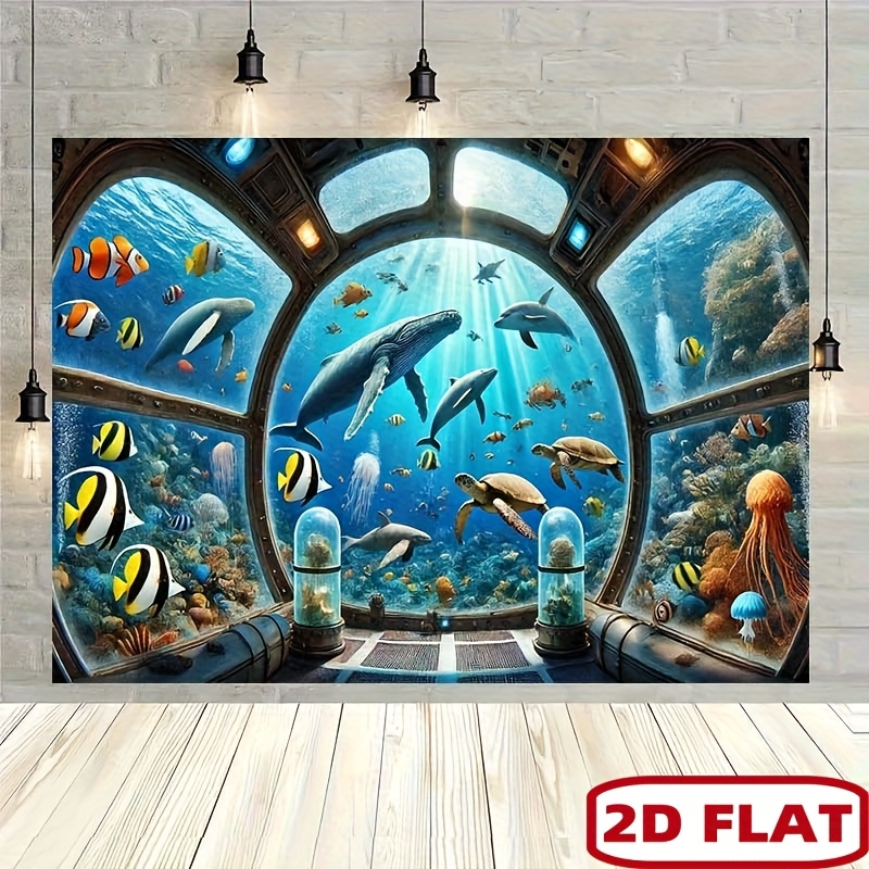 Underwater Submarine Window Wh - Ocean Aquarium ulasan dan harga