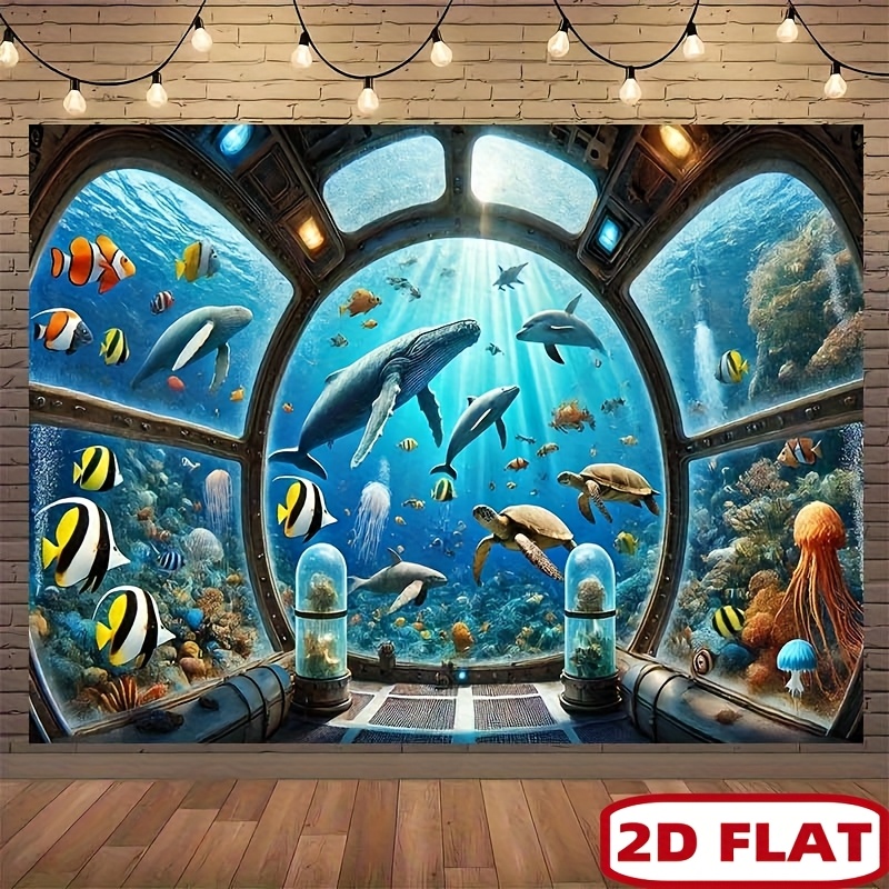 Underwater Submarine Window Wh - Ocean Aquarium ulasan dan harga