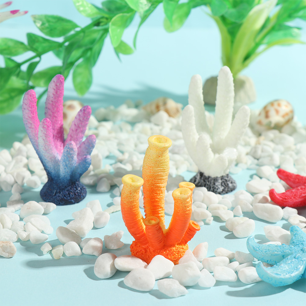 Artificial Coral Fish Tank Orn - Reef Aquarium ulasan dan harga