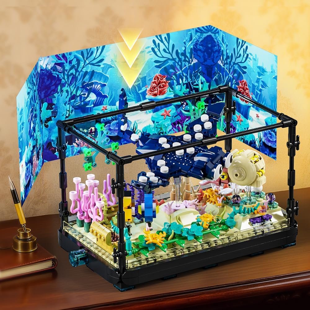 Fish Tank Building Set - Marin - Marine Aquarium Cube ulasan dan harga