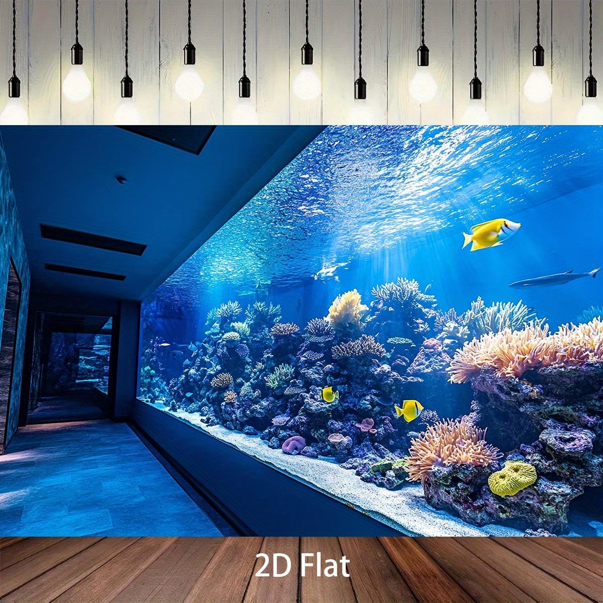 Vibrant Underwater Aquarium Ta - Reef Aquarium ulasan dan harga