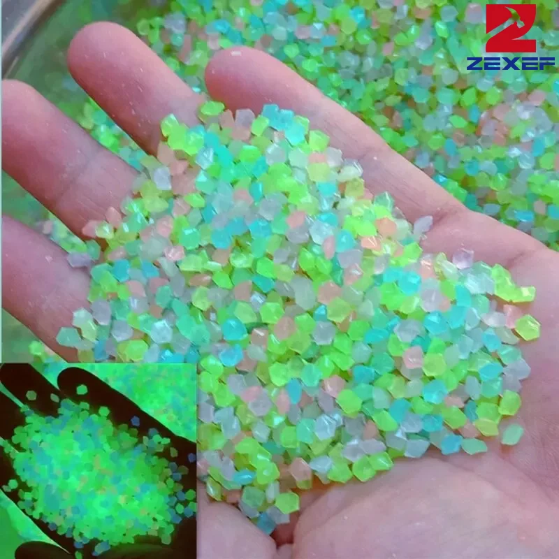 1000pcs 3-5mm Luminous Sand Gl - Ocean Aquarium ulasan dan harga