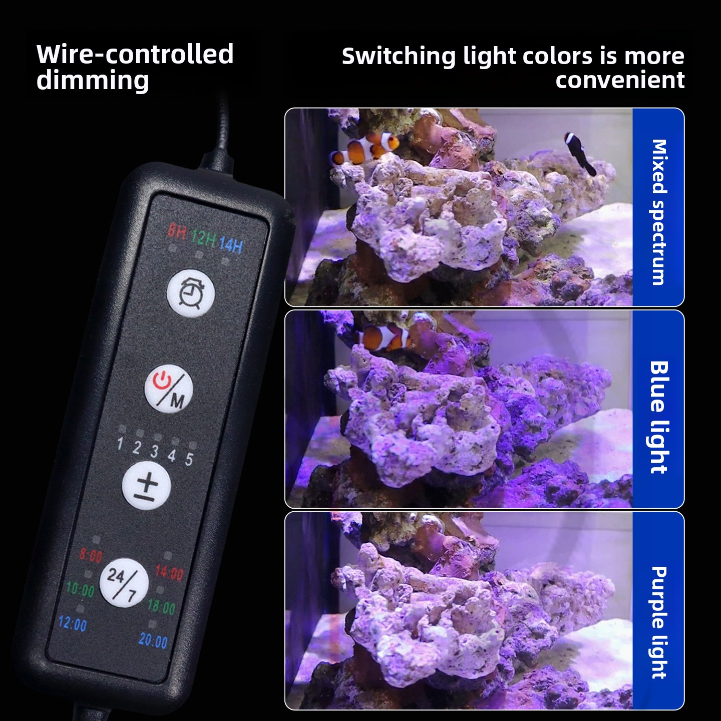 Deep-sea spectral intelligent  - Reef Lighting ulasan dan harga