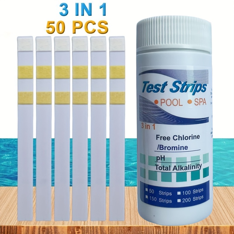 Chlorine PH Test Strips SPA Sw - Ocean Aquarium ulasan dan harga