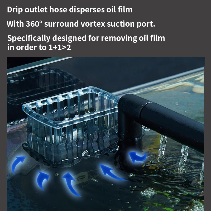 3W Aquarium Surface Oil Skimme - Reef Tank Filter ulasan dan harga