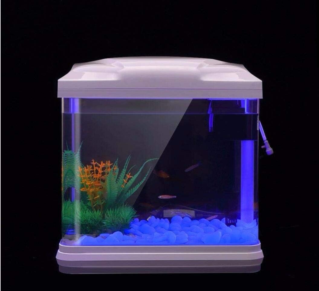 Fish Tank Rocks Glow Blue Pebb - Ocean Aquarium ulasan dan harga