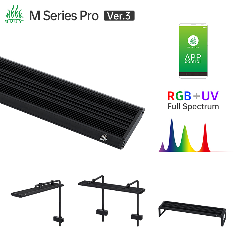 Week Aqua M Series RGB UV LED  - Aquarium Marine Lights ulasan dan harga