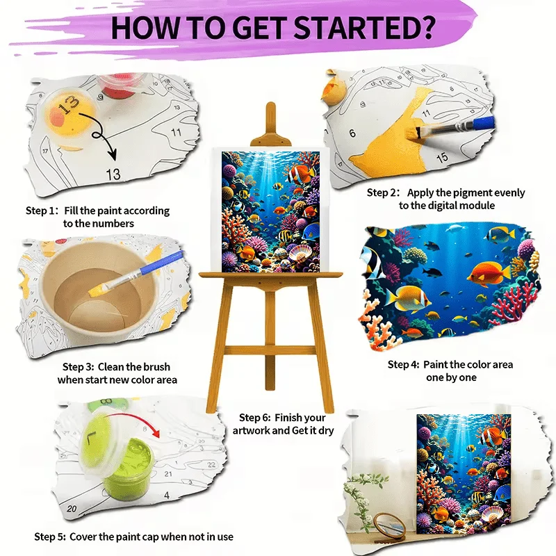 Professional Art Use, 2D Flat  - Marine Coral ulasan dan harga
