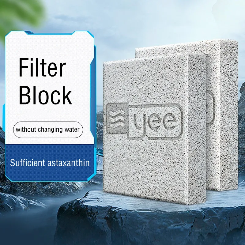 1/2pcs Fish Tank Nano Ceramic  - Marine Aquarium Cube ulasan dan harga