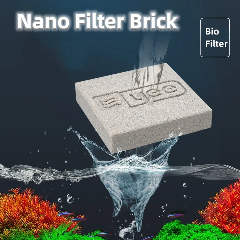 1/2pcs Fish Tank Nano Ceramic  - Marine Aquarium Cube ulasan dan harga