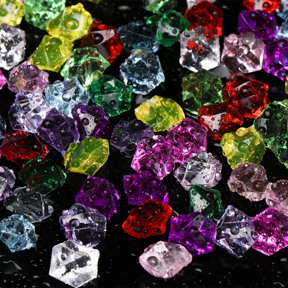50PCS/pack Colorful 1.4*1.1cm  - Marine Aquarium Cube ulasan dan harga