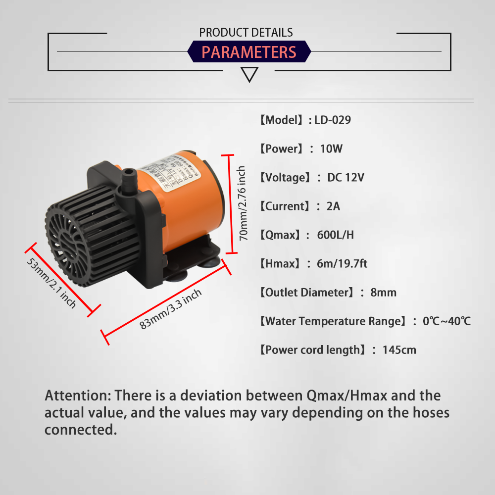12V DC Brushless Small Submers - Ocean Aquarium ulasan dan harga