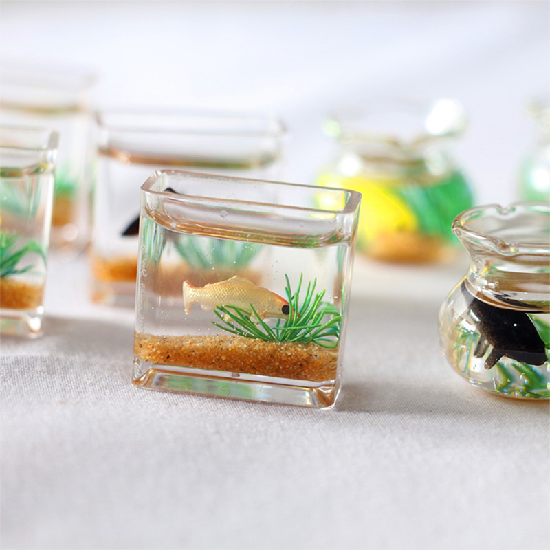 Home Ornament Doll House Decor - Ocean Aquarium ulasan dan harga