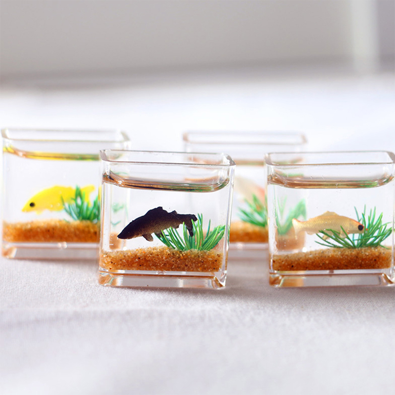Home Ornament Doll House Decor - Ocean Aquarium ulasan dan harga