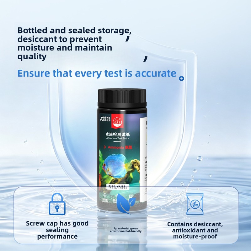 8-in-1 Aquarium Test Strips -  - Saltwater Tank ulasan dan harga